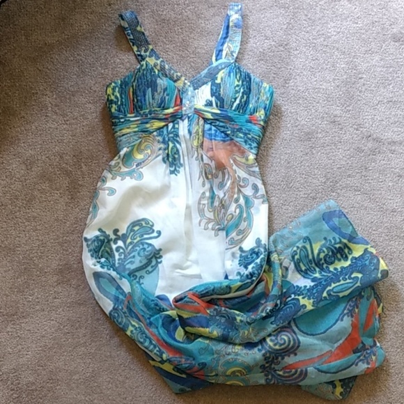 Awesome Paisley print maxi Dress!! - Picture 1 of 3